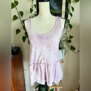 American Eagle Outfitters Women’s Soft & Sexy Pink Tie-Dye Tank Top Size M